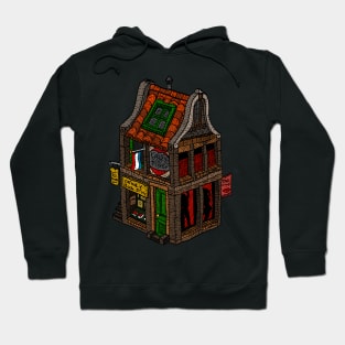 amsterdam canal house. dutch old city house. Hoodie